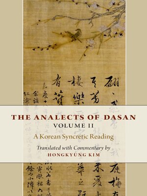 cover image of The Analects of Dasan, Volume II